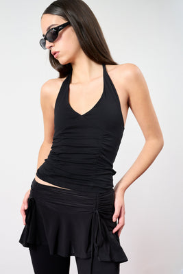 Top Halter Negro