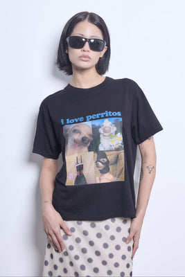 Remera Fit I lov Perritos
