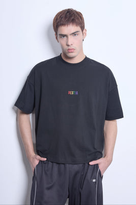 Remera Boxy Orgullo Negro