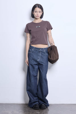 Jean Ancho Raw Azul