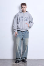 Campera Hoodie B.N. Gris