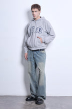 Campera Hoodie B.N. Gris