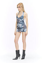 Vestido Mini Halter Jean