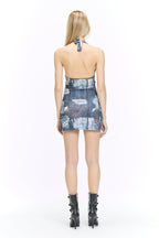 Vestido Mini Halter Jean