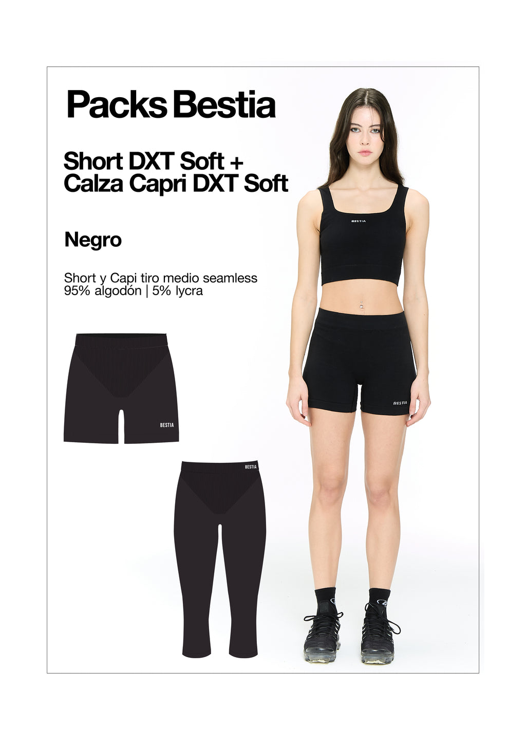 Pack Short y Capri DXT Soft