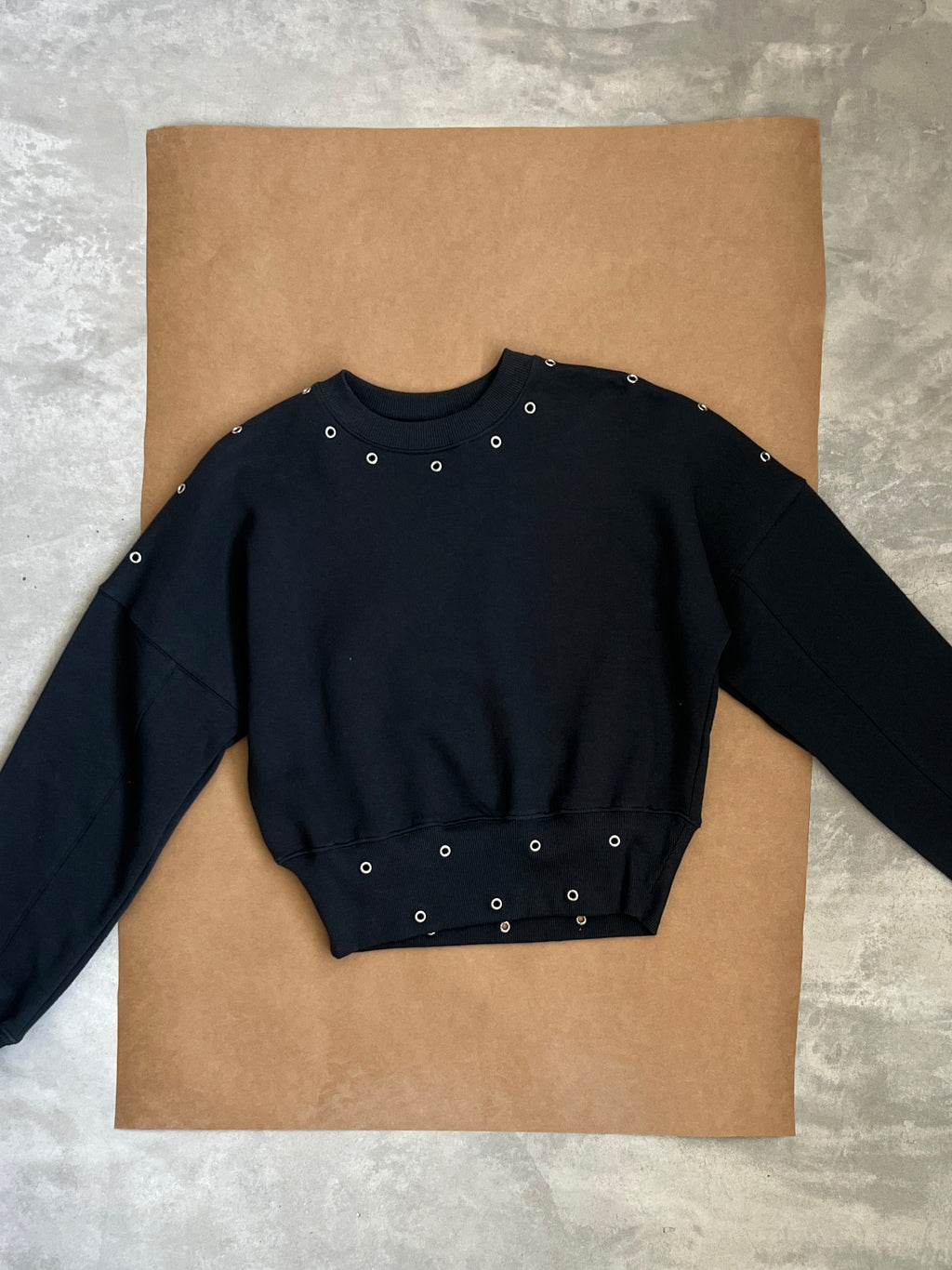 Buzo Crop Bling Bling Ash