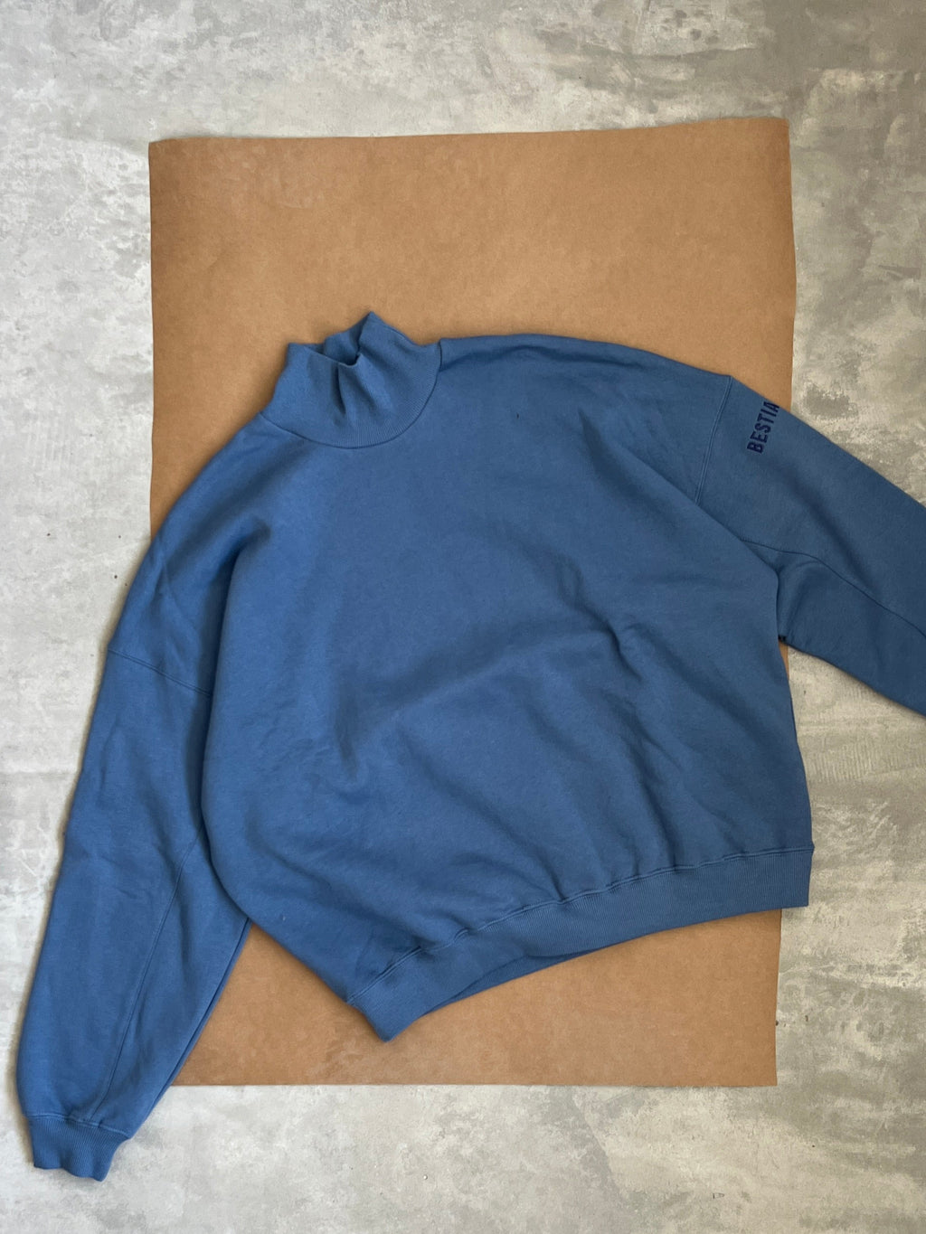 Buzo Polera Over Celeste Talle 3