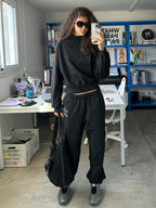 Jogging B. Star Negro / Talle 2, 3 y 4