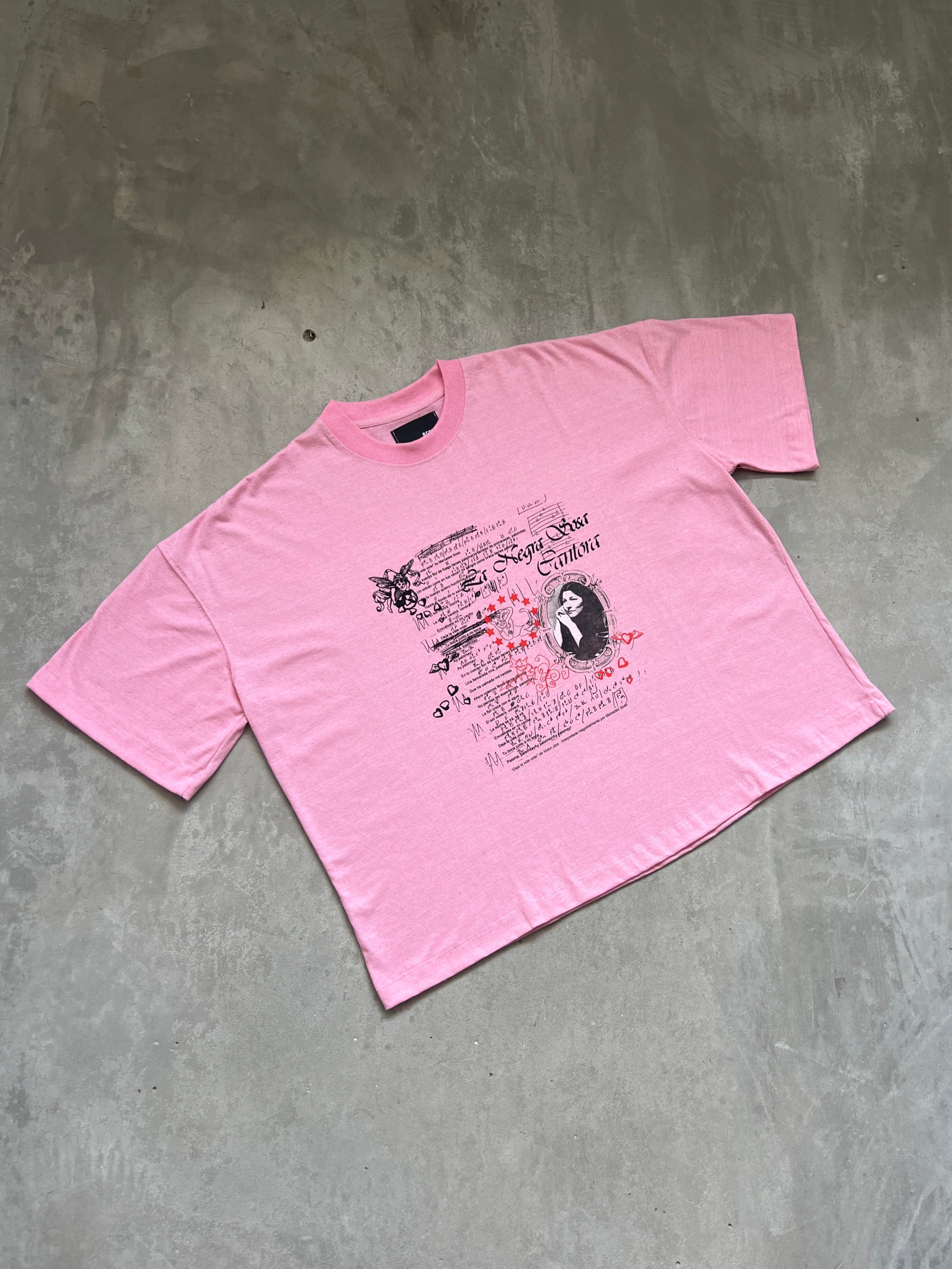 Remera Boxy Rosa