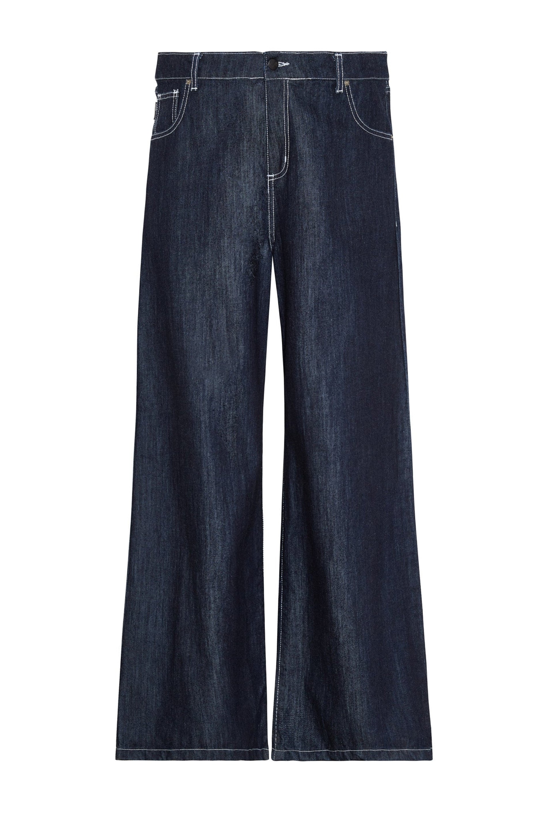 Jean baggy ancho azul