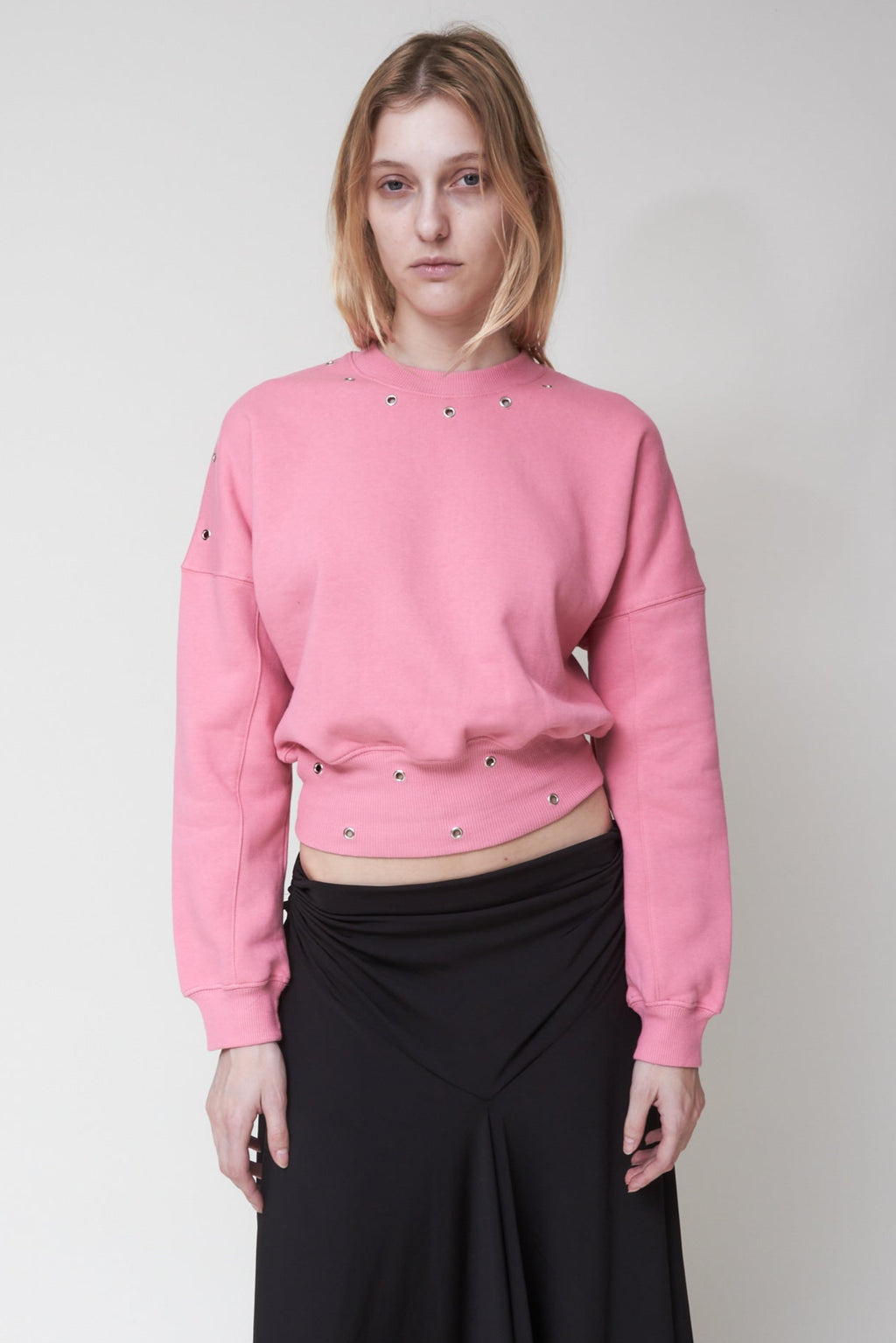 Buzo Crop Bling Bling Rosa