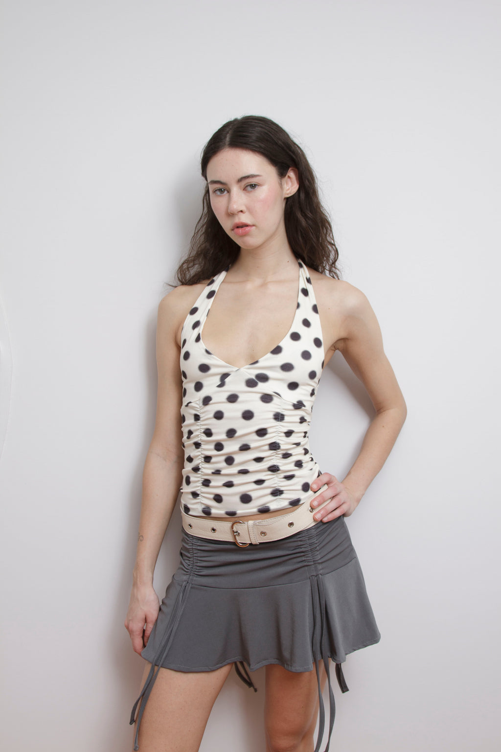 Top Halter Polka Dots