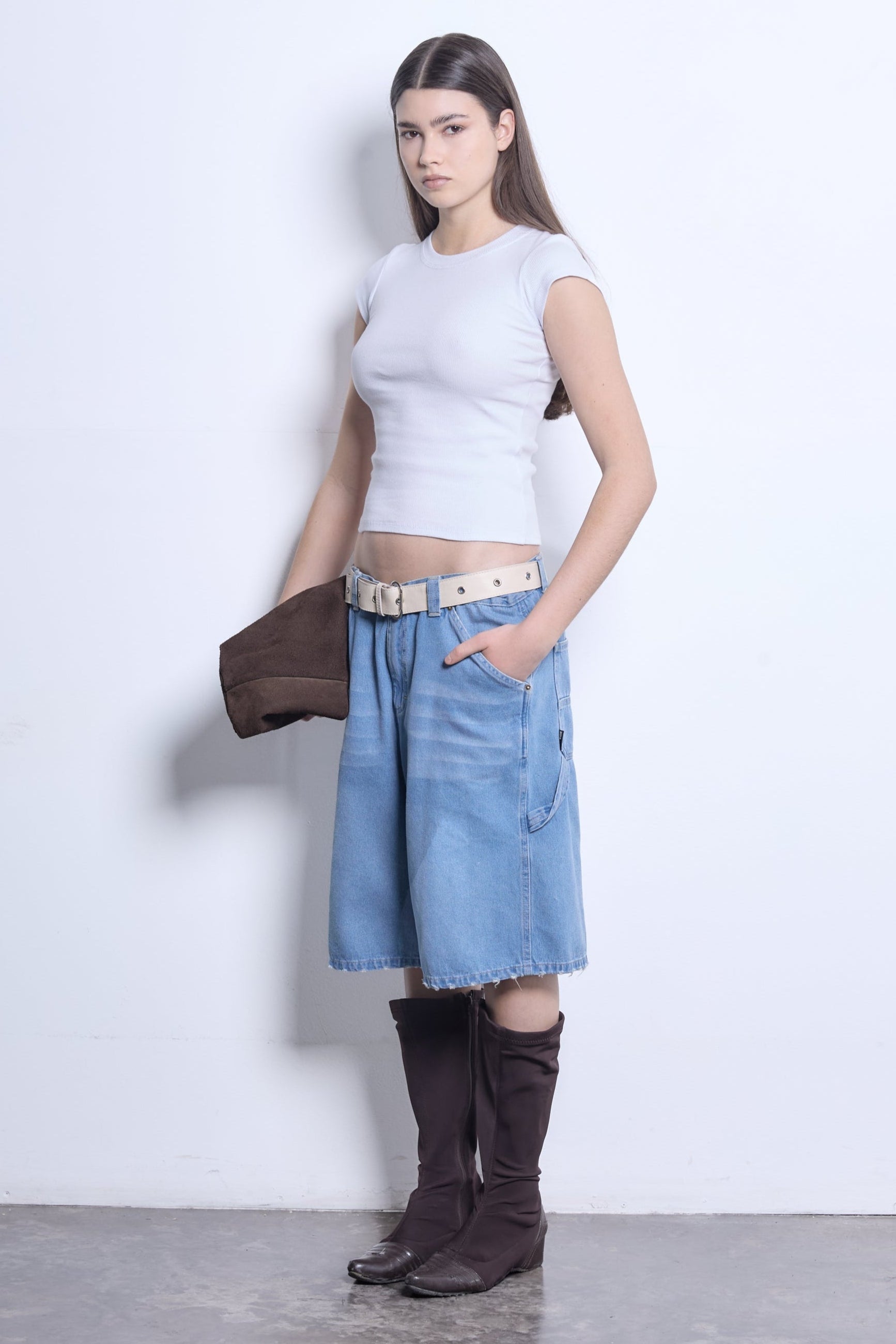 bermuda carpintera azul unisex