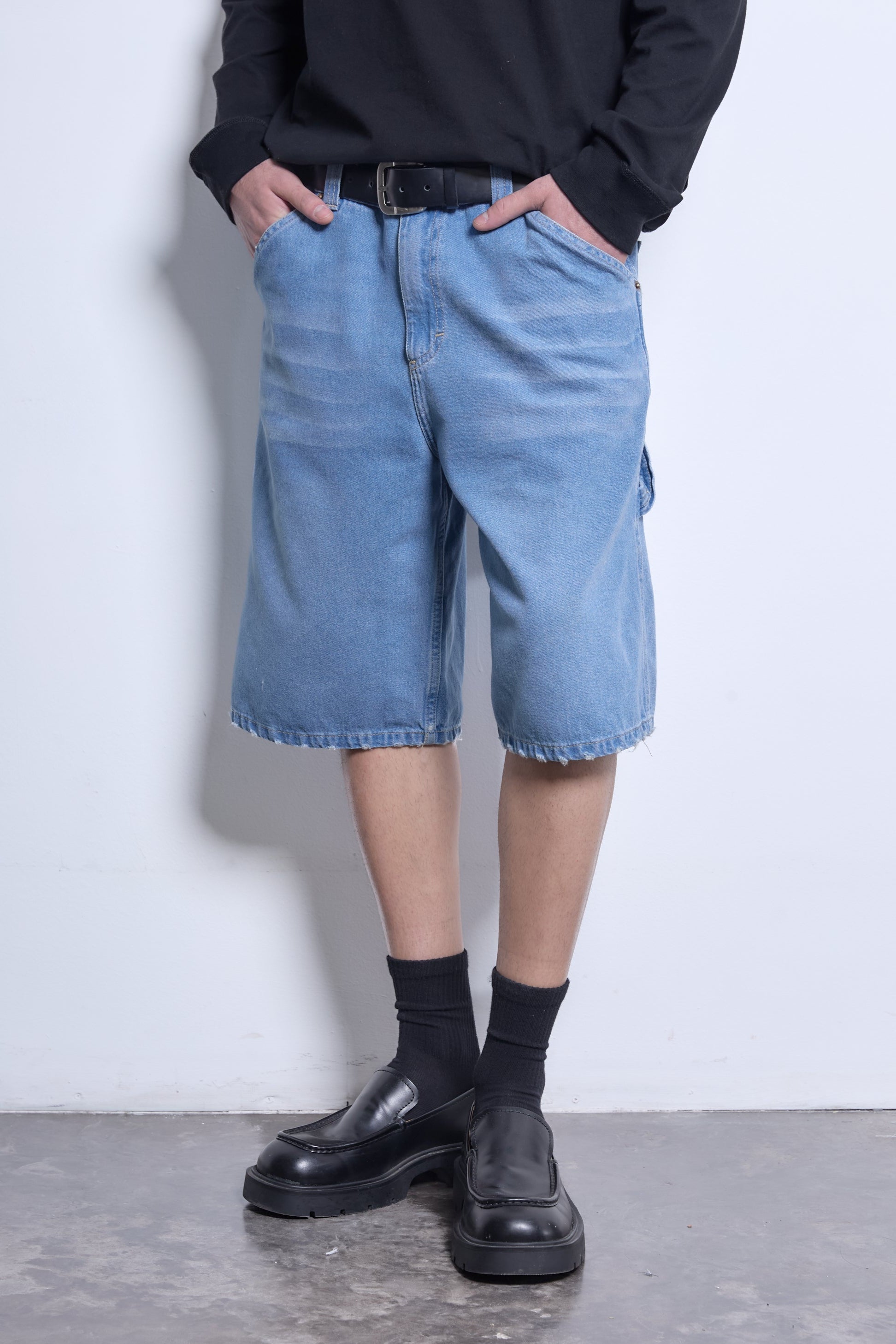 bermuda carpintera azul unisex