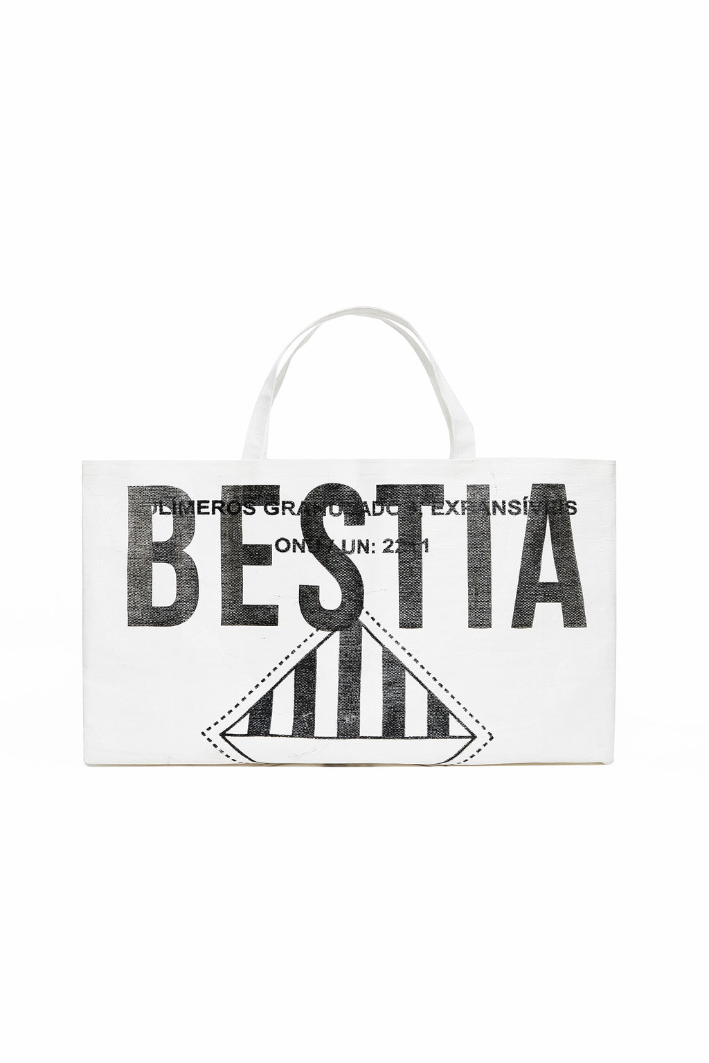 bolsa gigante blanca con manijas
