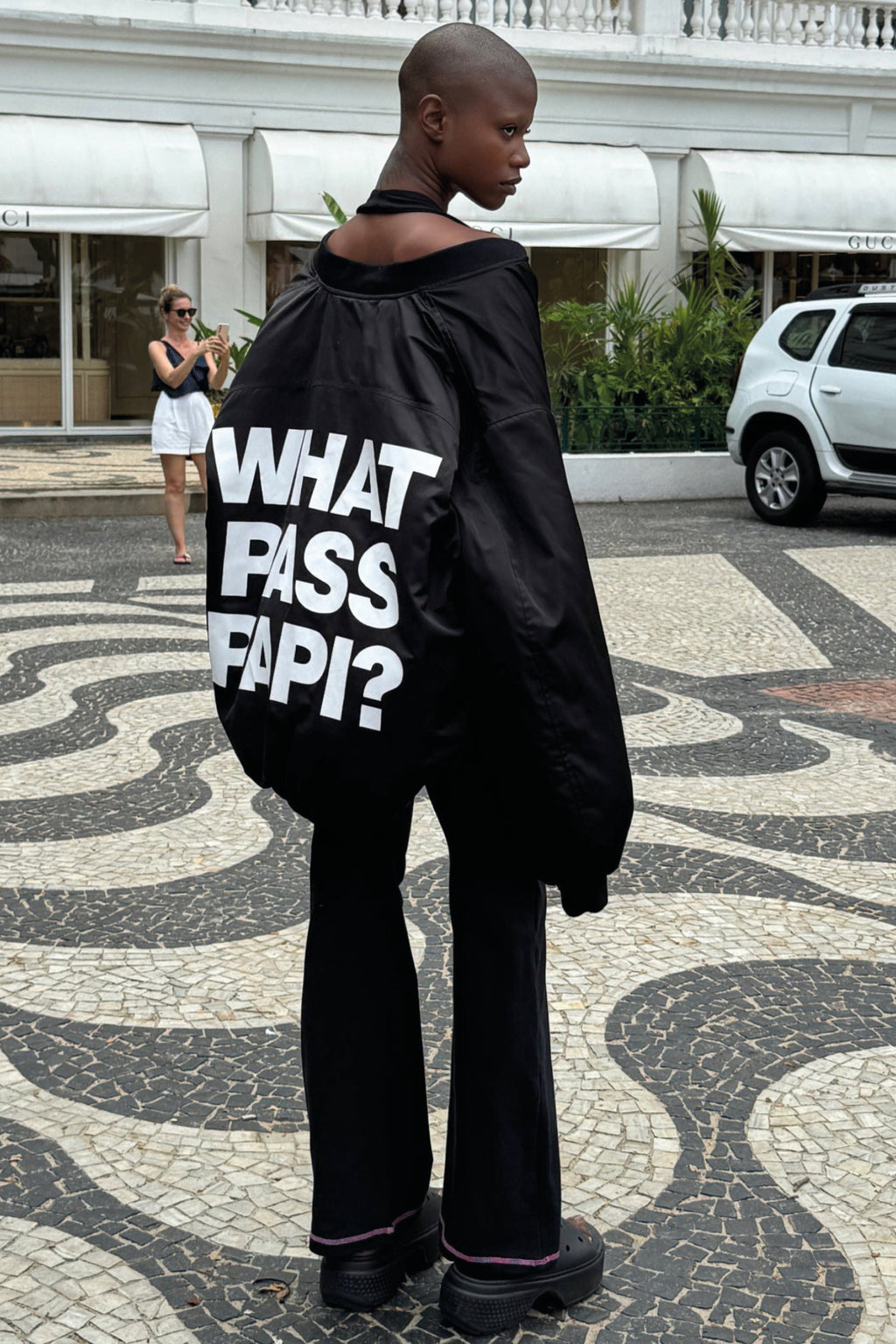 campera bomber what pass papi unisex