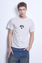 Remera Fit Star crudo