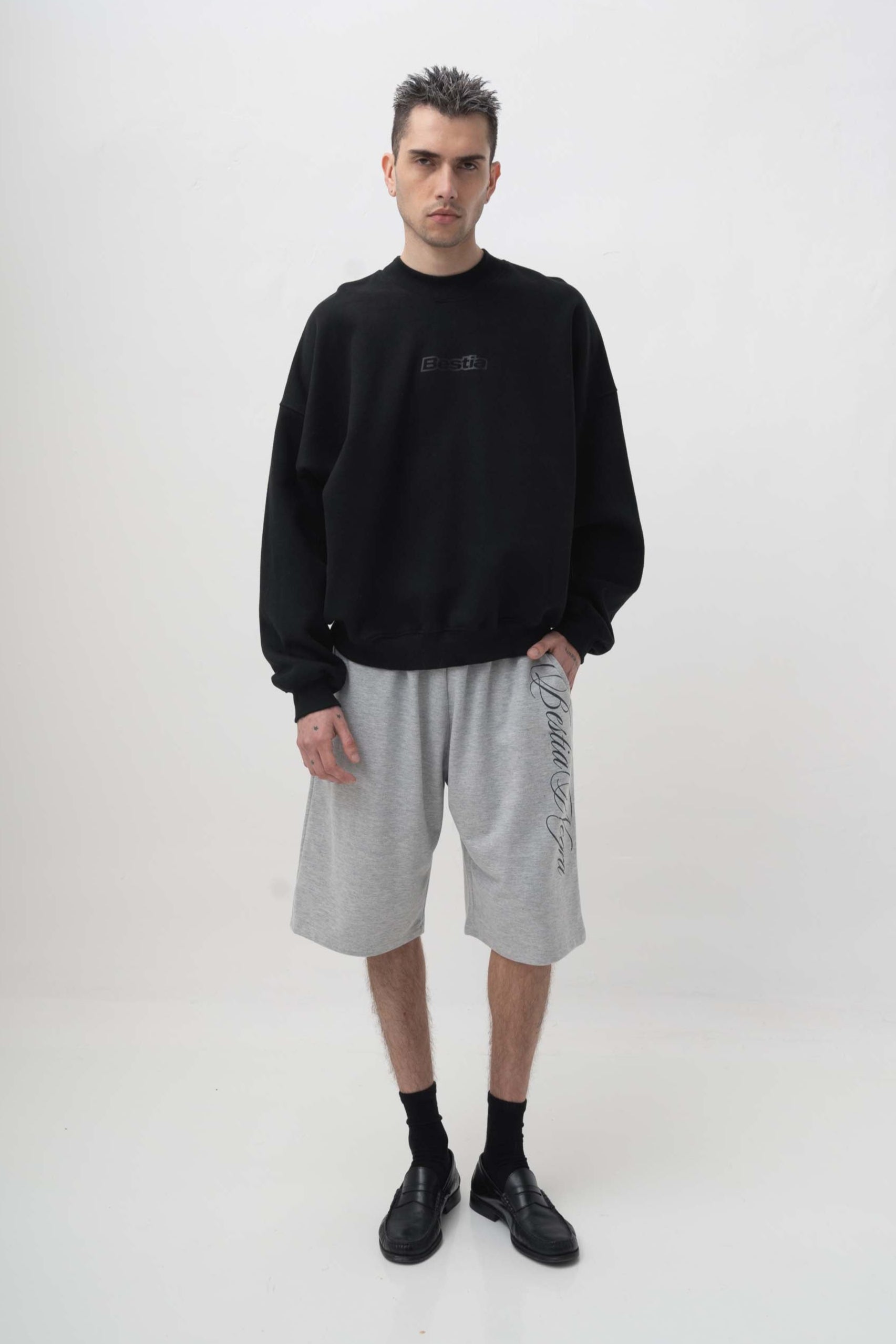 buzo sport negro unisex