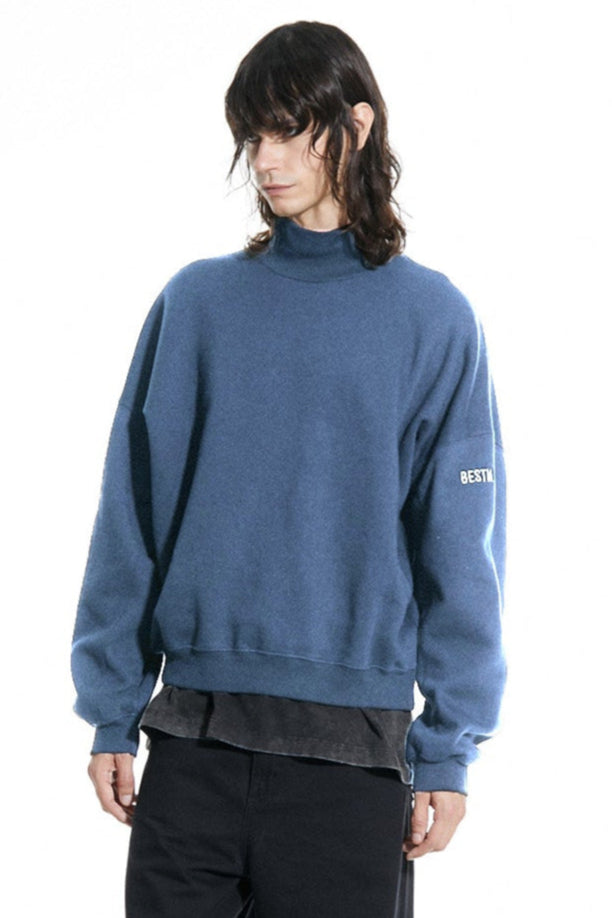 Buzo Polera Over Celeste