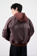 campera bomber marron unisex