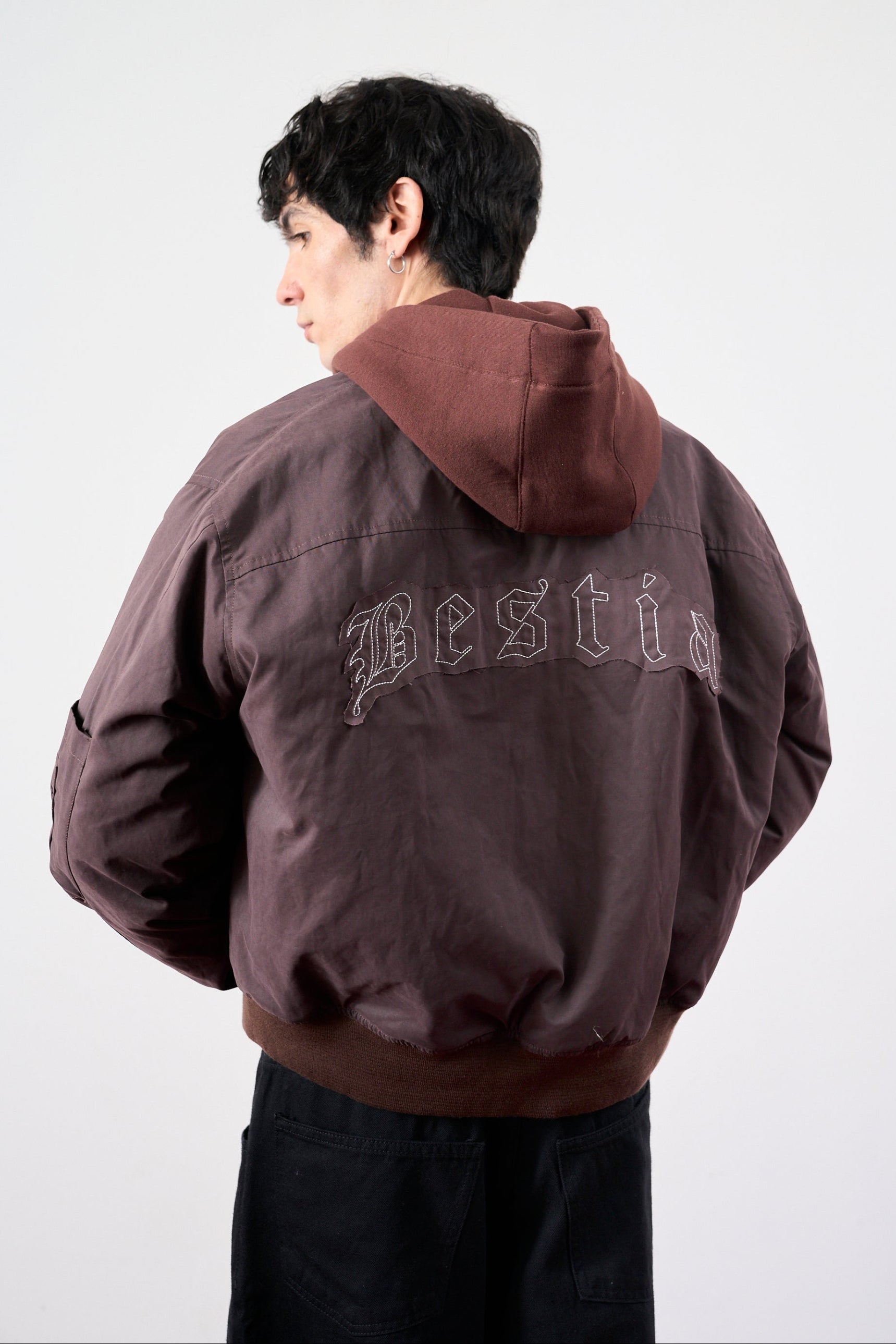 campera bomber marron unisex