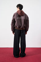 campera bomber marron unisex