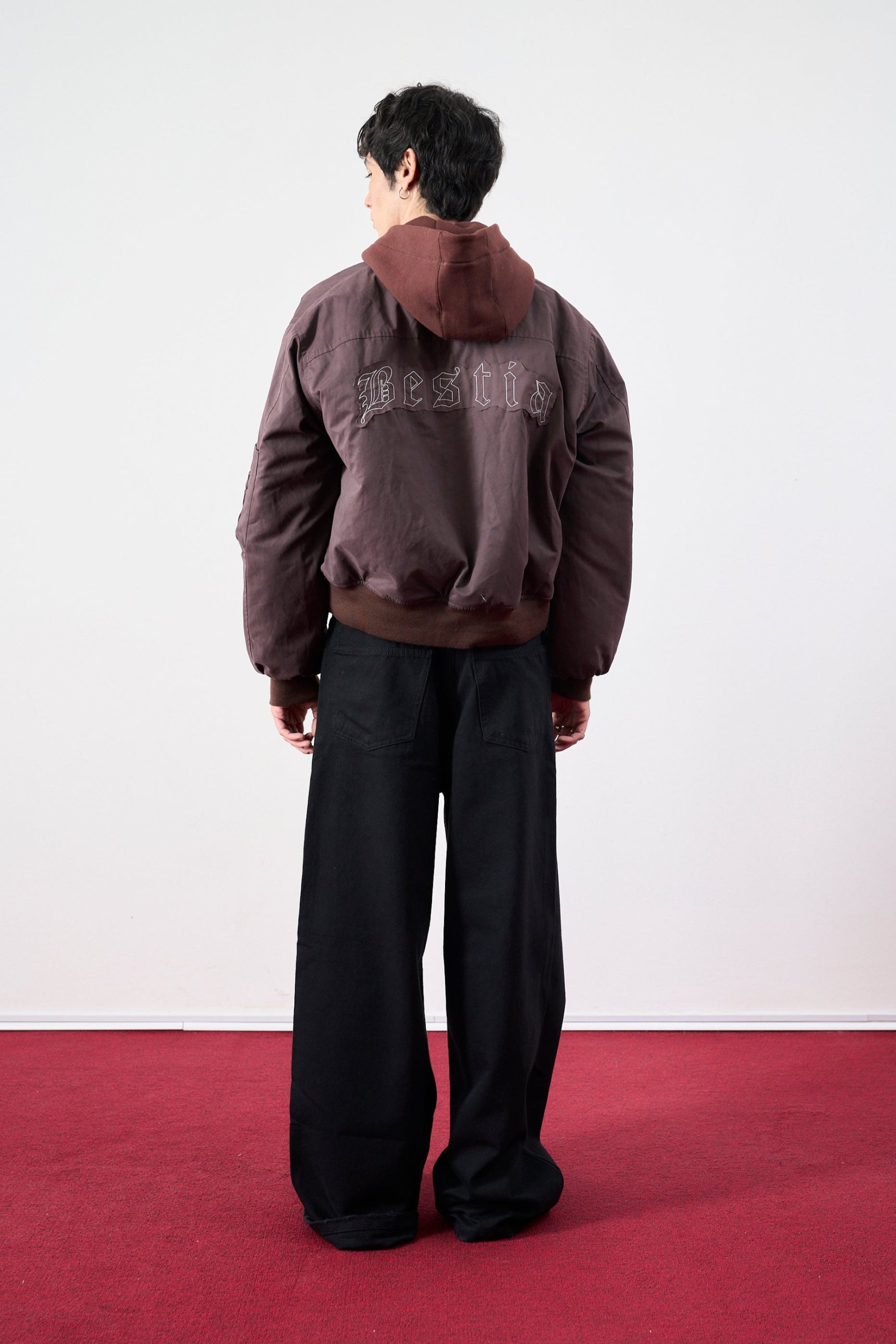 campera bomber marron unisex