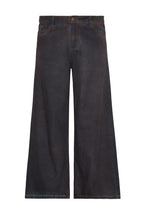 jean baggy marron/magenta unisex