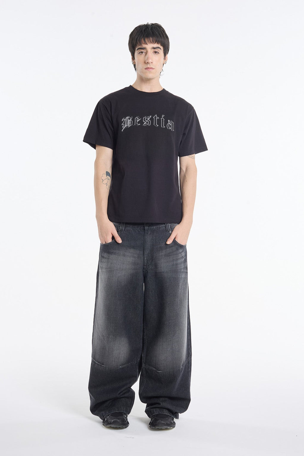 Remera Fit Bestia Ash