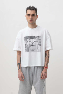 Remera Boxy Michis Emoji