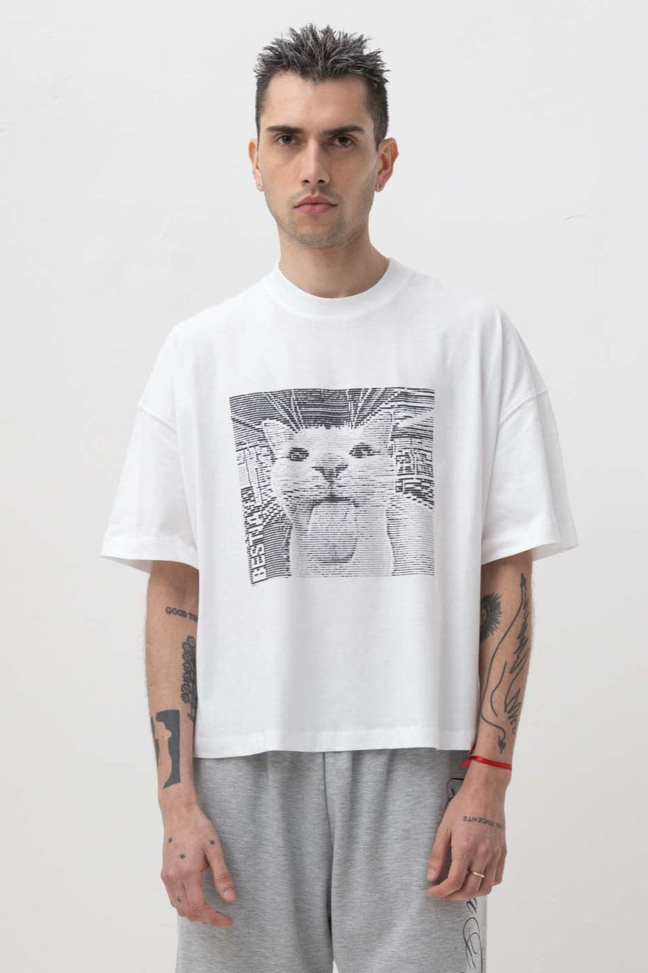 remera boxy michi emoji unisex
