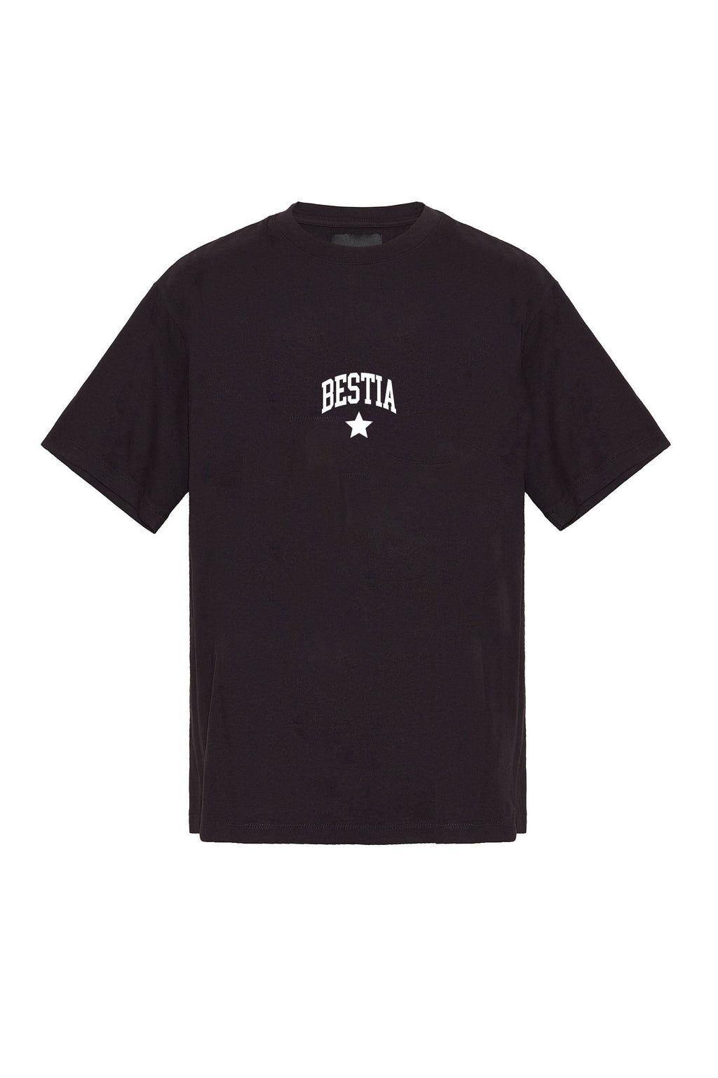 Remera fit star negro